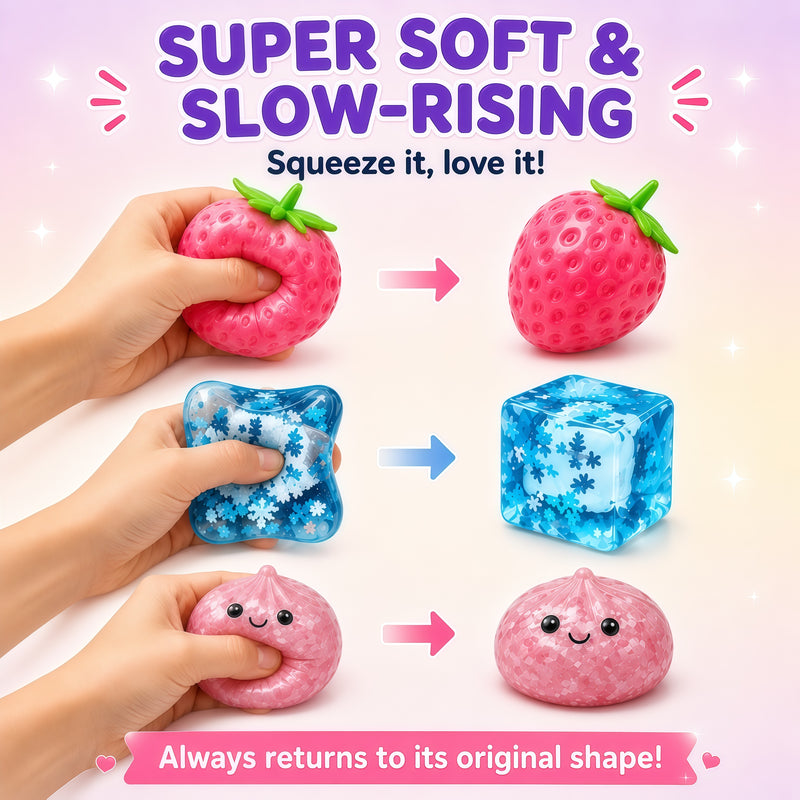 Squishy Fun Box Dreamy Edition Slow Return Squishies 8 PCS