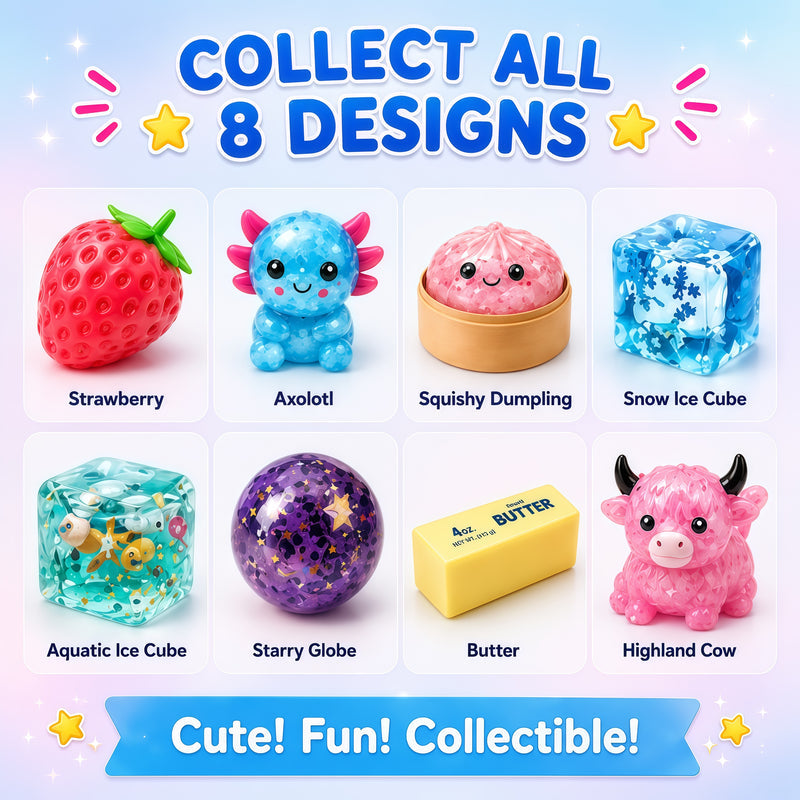 Squishy Fun Box Dreamy Edition Slow Return Squishies 8 PCS