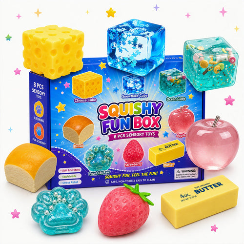 Squishy Fun Box Sweet Treat Edition Blind Box 8 Pcs