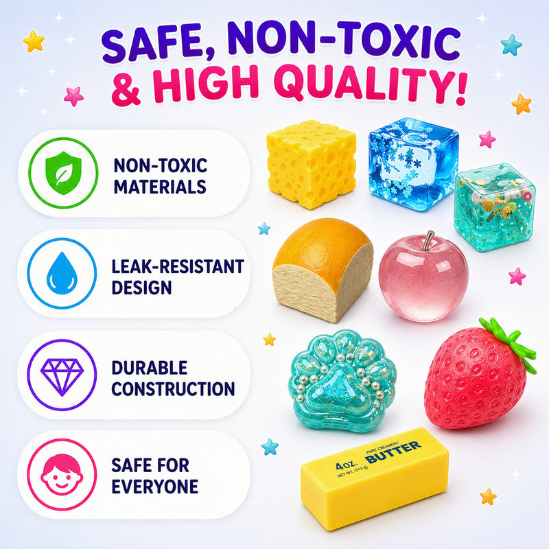 Squishy Fun Box Sweet Treat Edition Blind Box 8 Pcs