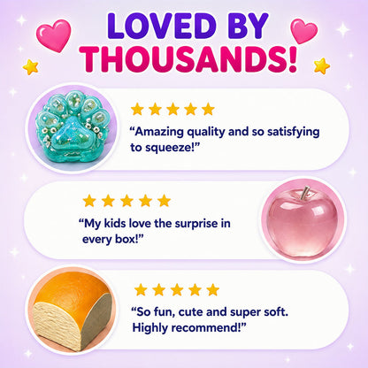 Squishy Fun Box Sweet Treat Edition Blind Box 8 Pcs